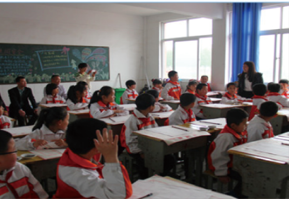 聊都会江北旅游度假区朱老庄镇大吴小学被列为“润基金”援建的第五所希望小学。